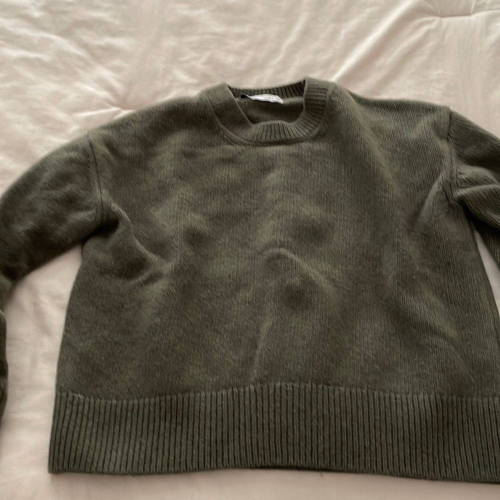 Zara green sweater. In great condition